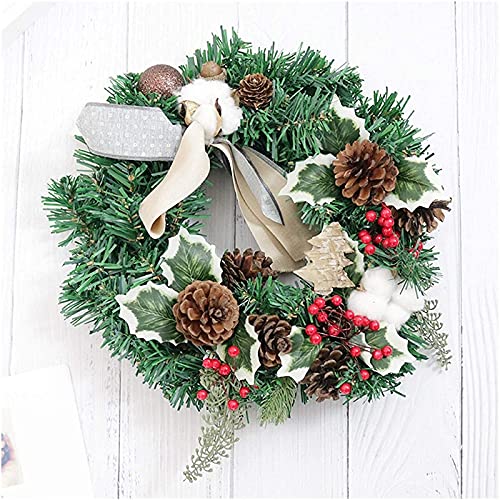 Guirlande de Noël Artificielle FLXHSA pour Décoration d'Escalier et de Cheminée 2m