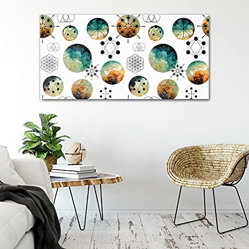 Tableau intergalactic kosmos 100x50cm pour une deco salon moderne et chic