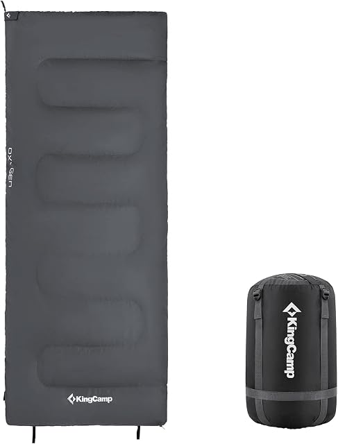 KingCamp Oxygen Sleeping Bags for Camping 3 Season Lightweight, Sleeping Bag Winter Ultralight 1kg, Sleeping Bag for Adults Joinable sleeping bag for children for Outdoor