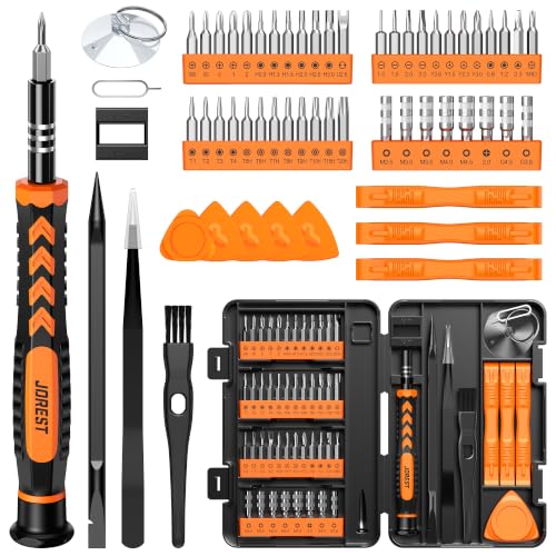 JOREST 59Pcs Small Precision Screwdriver Set with Torx T5, T6, T8, Mini Repair Tool Kit for Macbook...