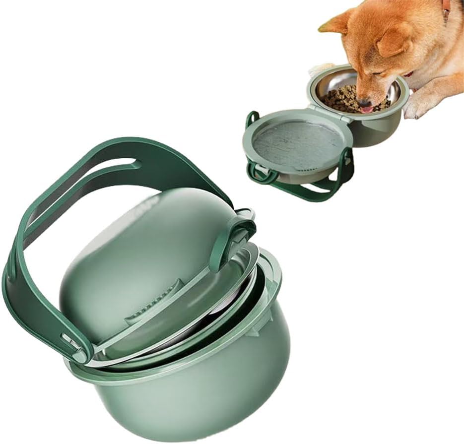 Pet Food Soaking Bowl Multi-Functional Outdoor Travel Dog Bowl Dual-Mode Soft Food Bowl with Breathable Drainage Channel Designed for Puppies and Senior Dogs Leak-Proof and Easy to Clean. White