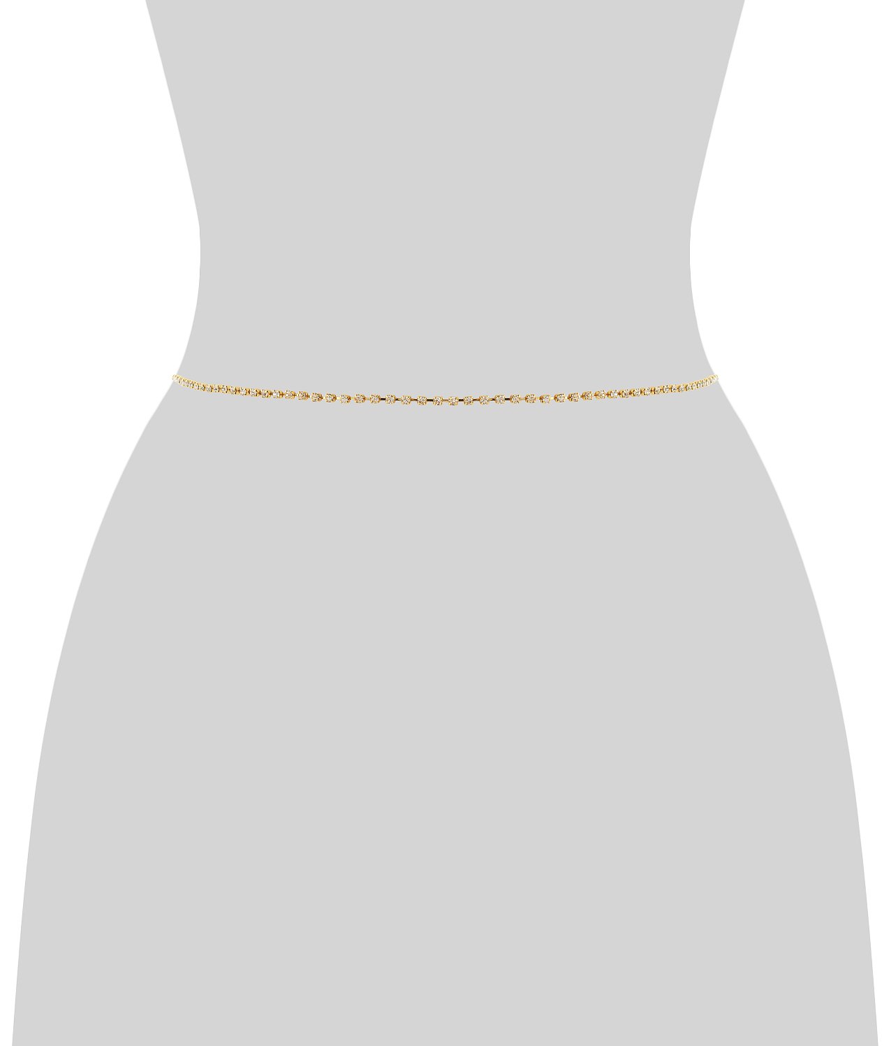 Handicraft Kottage Diamond And Pearl Inspired Waist Chain Traditional Belly Chain, Kamarband For Weddings Ethnic Waist Belt & Kardhani For Women, Girls 1