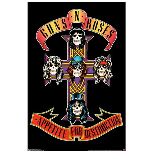 Trends International Guns N' Roses - Cross Wall Poster,...