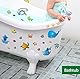 Belons Meerestiere Badewannenaufkleber rutschfest Fliesenaufkleber, Cartoon Wandsticker Wandaufkleber Wandtattoo für Wohnzimmer Schlafzimmer Badezimmer Kinderzimmer