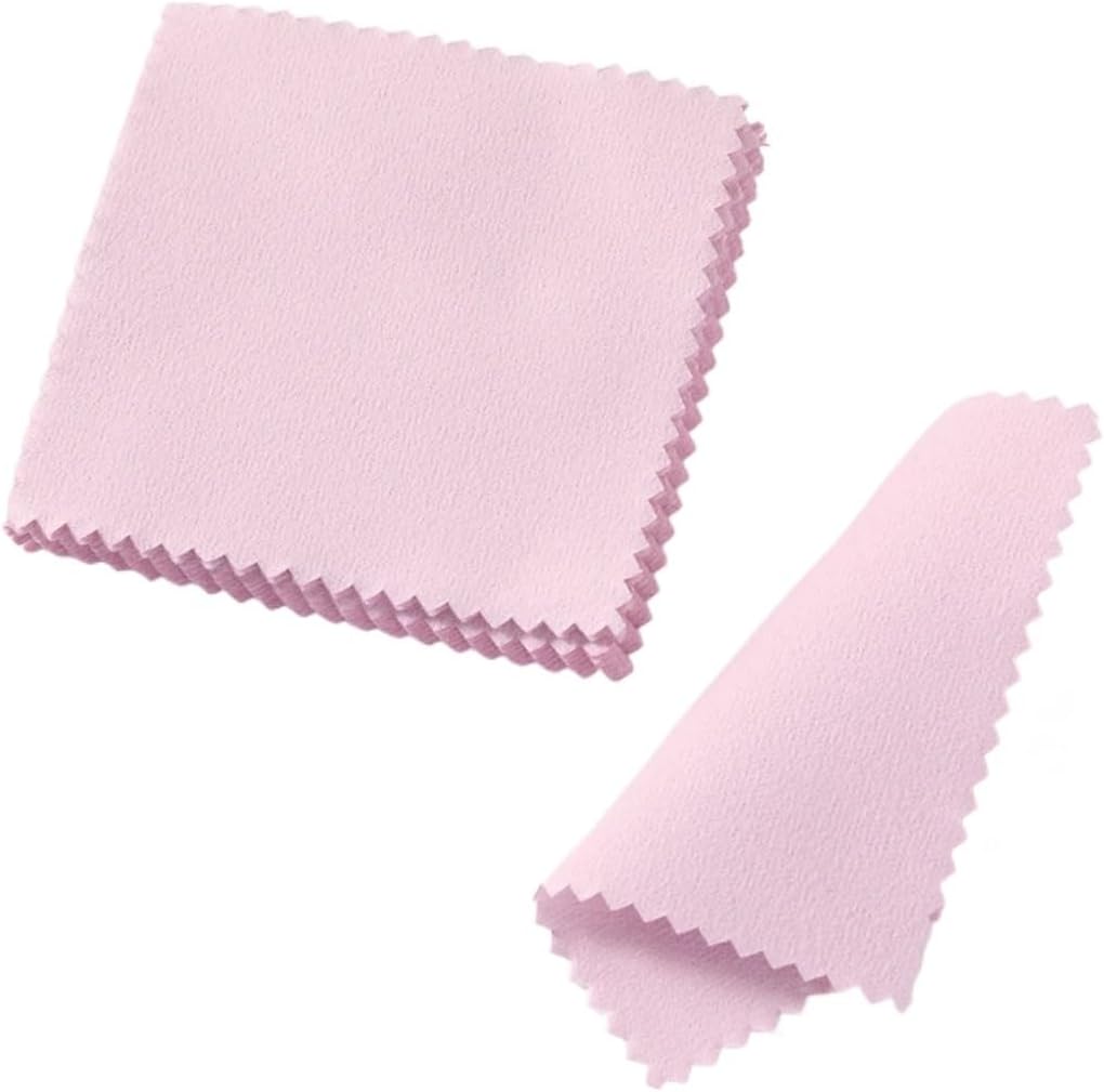 Jewelry Cleaner Cloth 400Pcs 8x8cm Individually Packaged Silver Jewelry Necklaces Shining Tools Cleaning Soft Cloth Polishing Wiping