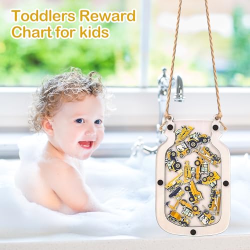 SUPRROW Belohnungsglas für Kinder,Belohnungsglas für das Töpfchentraining für Kinder,Holz Belohnungen für Kinder,Klassenzimmer Belohnungsglas für gutes Benehmen Zuhause Schule