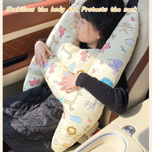 Almohada universal para cuello coche forma H para viaje miniatura 3
