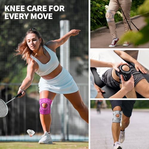 Image of CAMBIVO Knee Brace with Stabilizers, Gel Pad & Open Patella for Men & Women