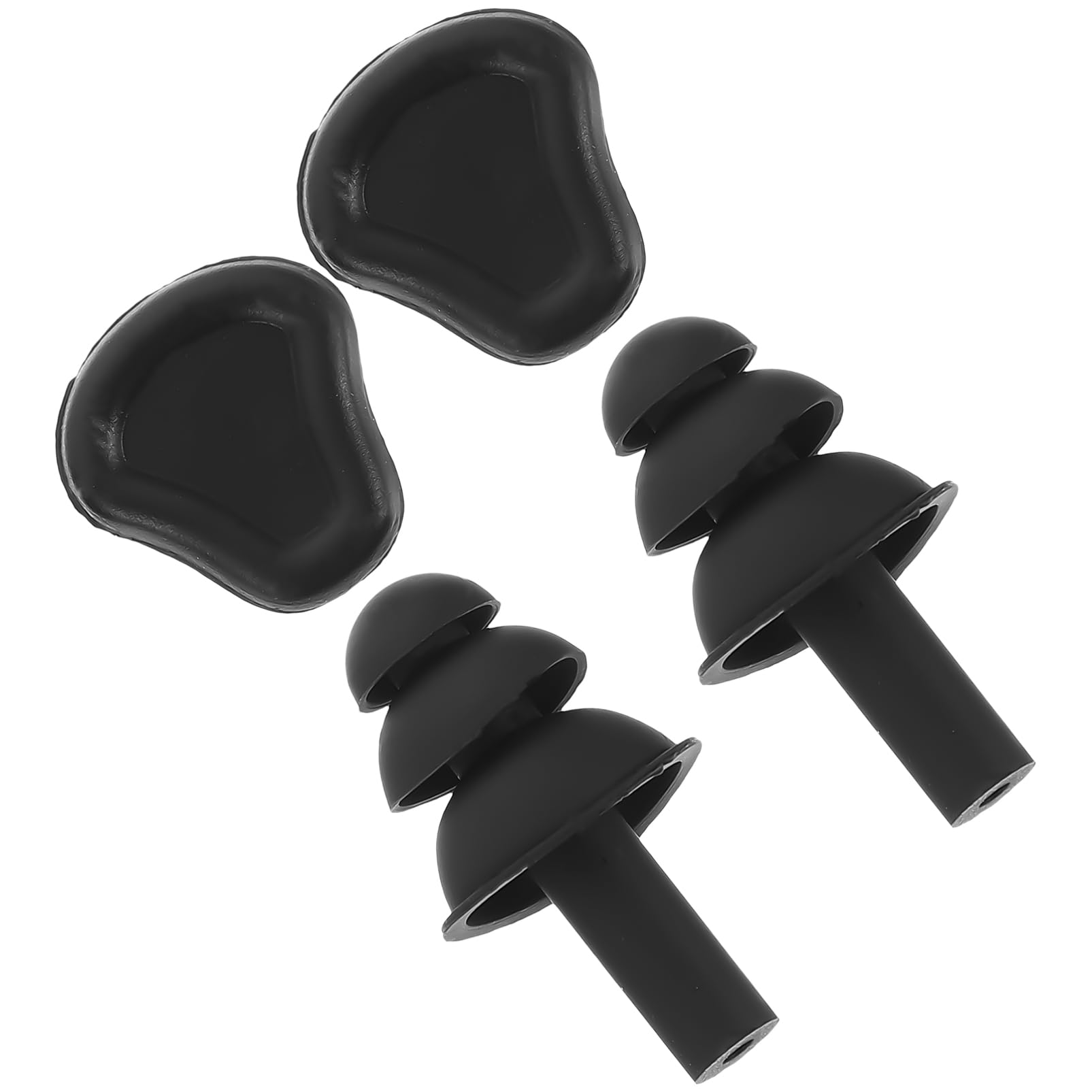 2pairs Soundproof Earplugs Creative Hearing for Sleeping Studying and Bathing of Noise-reducing Earbuds for Adults and Teens