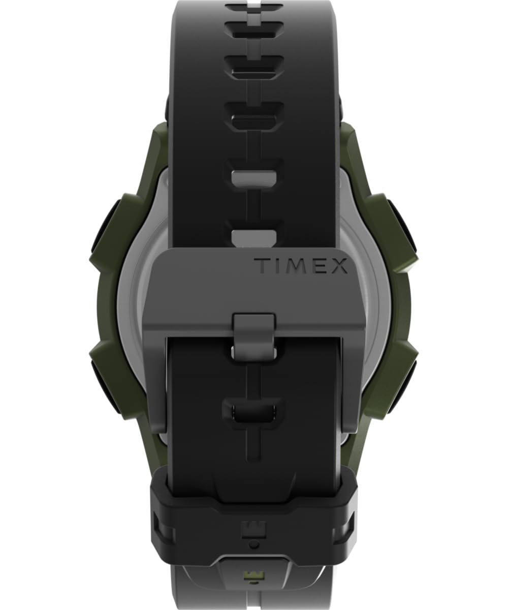 Timex Herren Digital Quarz Armbanduhr mit einem Kunststoffband Ironman Classic