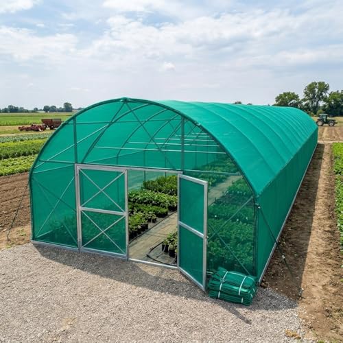 Image of BIO BLOOMS AGRO INDIA PRIVATE LIMITED Gardening Shade net 35% Shade Net for Short Term Use 3 X 10 Meters Role Full Thin and Treated UV