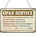 BETESSIN Opa Geschenk Geburtstag - OPAS SERVICE Schild aus Holz - Geburtstagsgeschenk für Opa - Lustige Geschenke für Opa zum Geburtstag und Weihnachten - Vatertagsgeschenke für Opa zum Vatertag günstig Kaufen-BETESSIN Opa Geschenk Geburtstag - OPAS SERVICE Schild aus Holz - Geburtstagsgeschenk für Opa - Lustige Geschenke für Opa zum Geburtstag und Weihnachten - Vatertagsgeschenke für Opa