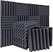 DEKIRU Acoustic Foam Panels, 12 Pack 2" X 12" X 12" Sound Proof Padding Studio Foam Wedge Tiles Sound Absorbing Dampening Foam Panels, Ideal for Wall Soundproofing Treatment