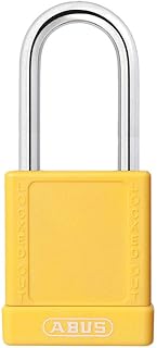 ABUS 74/40 Safety Padlock Yellow Keyed Different