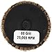 Shark 73754 2-Inch Aluminum Rolock Mini Flap Disc, Grit-80, 5-Pack