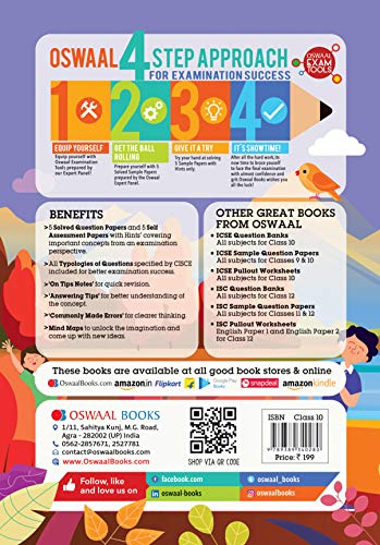 Image of Oswaal ICSE Sample Question Papers Class 10 Biology Book (For March 2020 Exam)