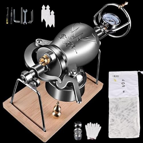 304 Stainless Steel Mini Popcorn Machine, Vintage Handheld Popcorn Maker, Perfect for Family Gatherings & Parties, 300ml Capacity Chinese Popcorn Popper