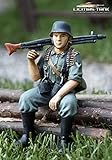 Top Qualität Deutscher Soldat MG42 Schütze Wehrmacht Figur handbemalt 1:16