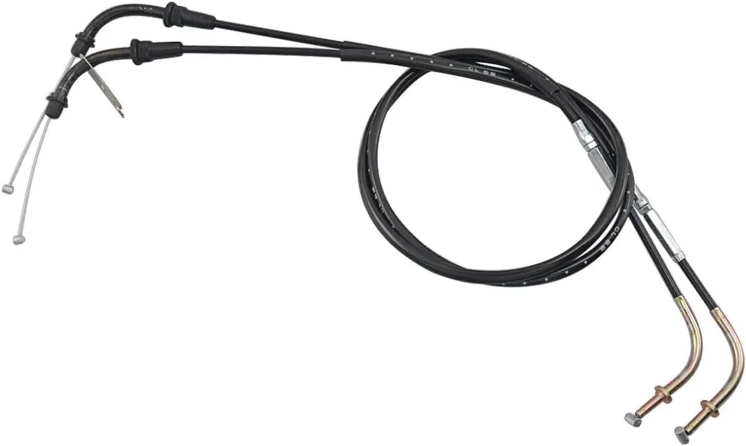 Motorcycle 1 Pair Black Throttle Cables Compatible with Kawasaki Vulcan 900 VN900 Classic/LT 2006-2018 2013 2014 2015 2016 2017
