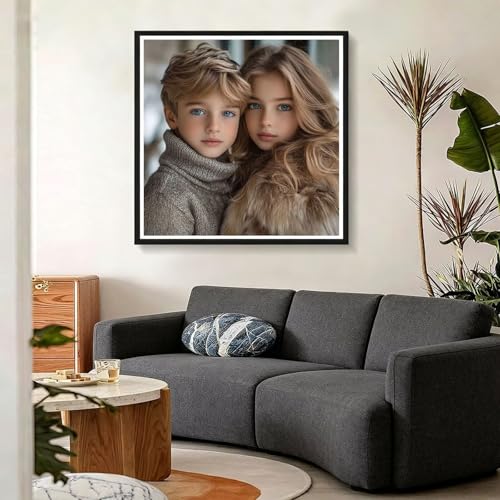Pintura de Diamantes Kit Completo 5D y Mosaico de Artesanía Personalizada