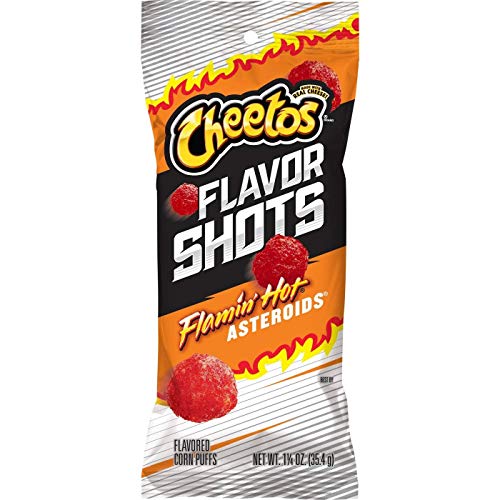 Cheetos, Flavor Shots Flamin' Hot Asteroids, 1.25 Ounce