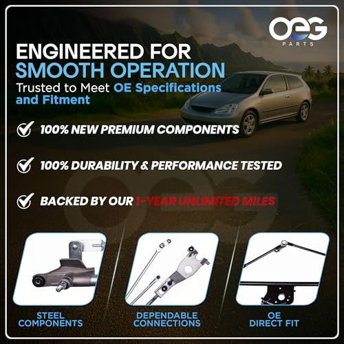 Image of OEG Parts New Wiper Motor Linkage Compatible with Saab 9-3 05-11 Front 12757154 602-364 602364 SK602364 WPL134