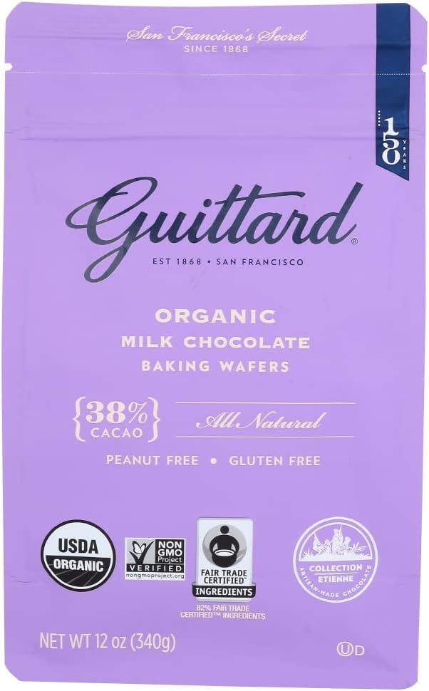 Chocolate Baking Wafers - Organic - 38% Milk - - 12 oz