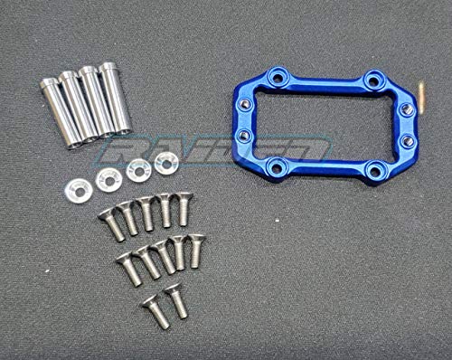 Aluminium Steering Servo Mount Set For Arrma Kraton Senton Talion Typhon Outcast - Blue #TOP15