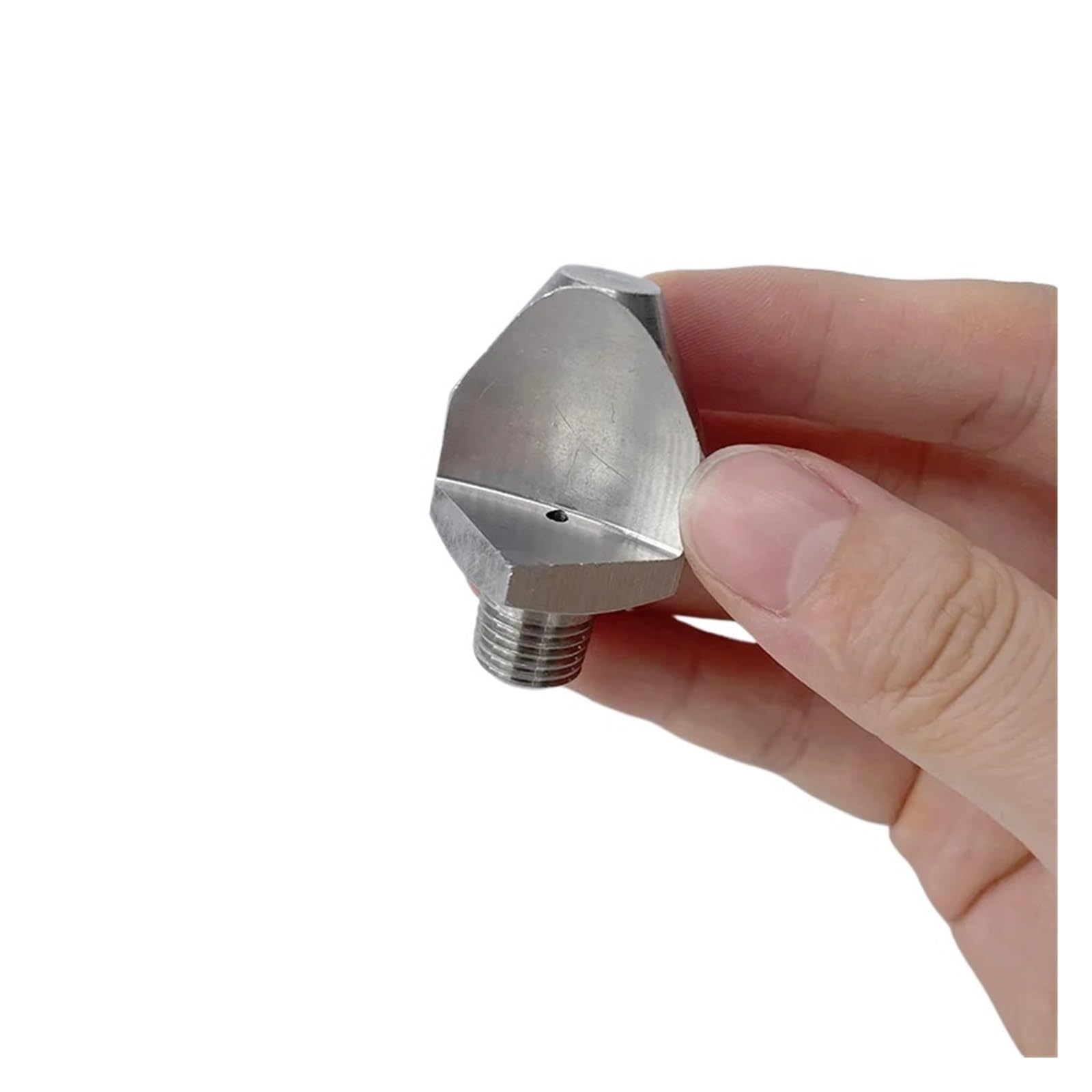 Boquilla de pulverización de abanico plano, Boquilla en abanico plano con cuchara V de acero inoxidable, orificio 15-50 grados, 1/8-3/4 pulgadas, 1,6-5,0mm(1l4 Medium 2.0mm)