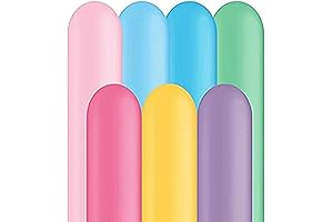 Qualtex Vibrant Assortment Tying Balloons