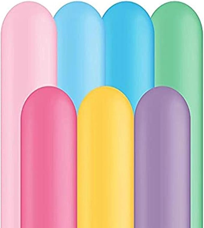 Qualatex 13769 , Modellierballons 260Q, Vibrant Sortiment, 100 Stück Qualatex 13769 , Modellierballons 260Q, Vibrant Sortiment, 100 Stück