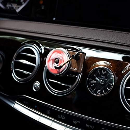 Miniatura 3 de Ambientador de coche Retro Player, diseño de registro vintage, incluye 3 aromas de aromaterapia, se adapta a la ventilación de aire, elegante