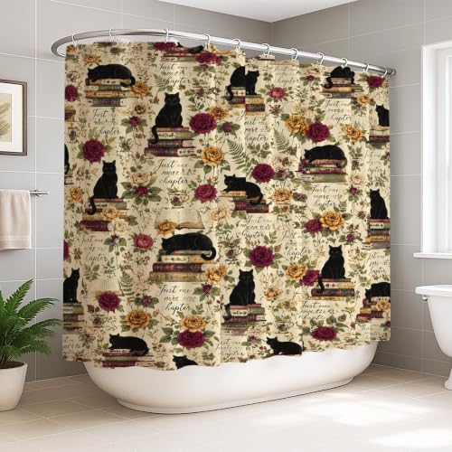 Rideau de douche imperméable extra large 274 cm pour éviter l'eau au sol