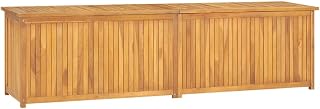 CHARMMA Garden Box 200x50x55 cm Solid Wood Teak 200 x 50 x 55 cm-118.8lb