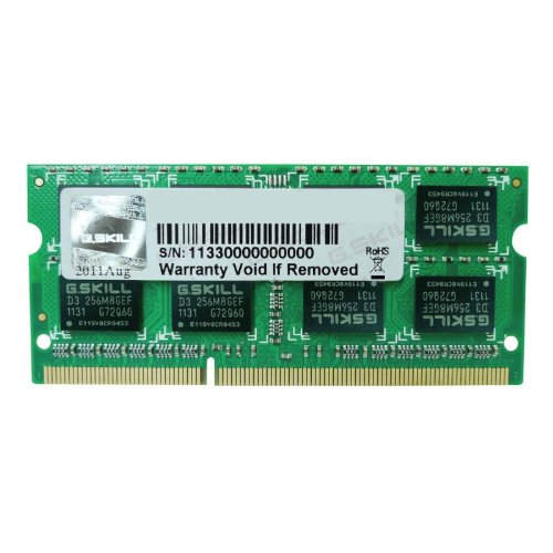 G.SKILL 4GB X 1 DDR3 1333MHZ CL9 Value RAM for Laptop