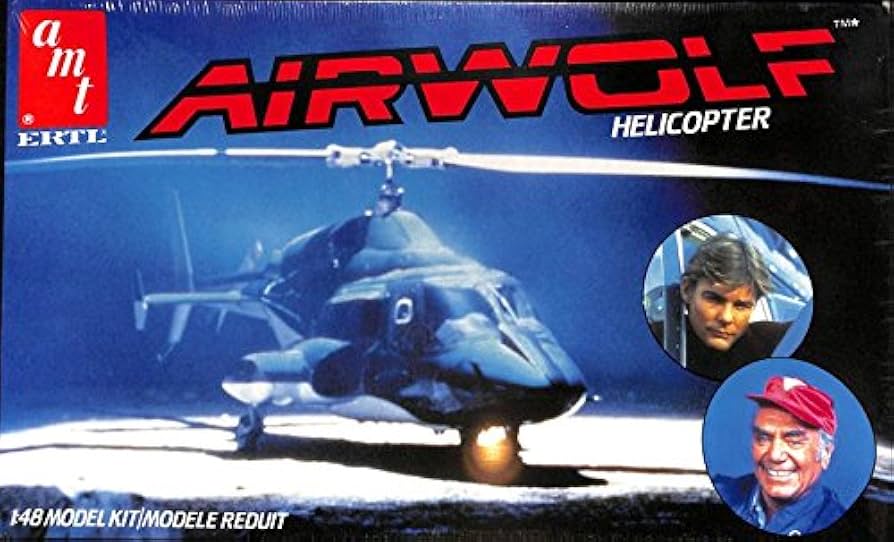 Amazon | AMT ERTL 1 : 48 Airwolf Helicopterプラスチック