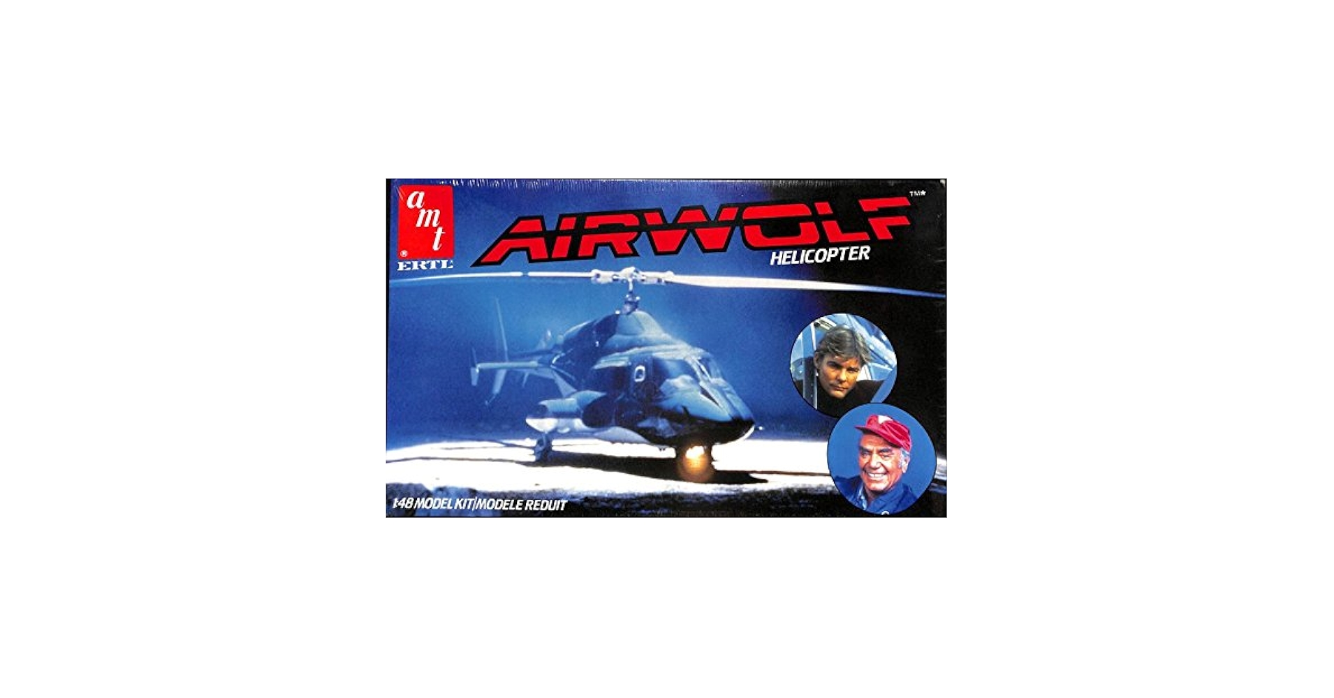 Amazon | AMT ERTL 1 : 48 Airwolf Helicopterプラスチック