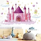 【Fácil de usar】 las vinilo pared infantiles son fáciles de pegar sin ningún tipo de herramienta, con diseño autoadhesivo y resistente al agua, no deja marcas y no daña la superficie.Péguelo en una superficie seca, lisa y sin polvo, retírelo sin usar pegamento, no deje residuos y mantenga la pared limpia y hermosa.