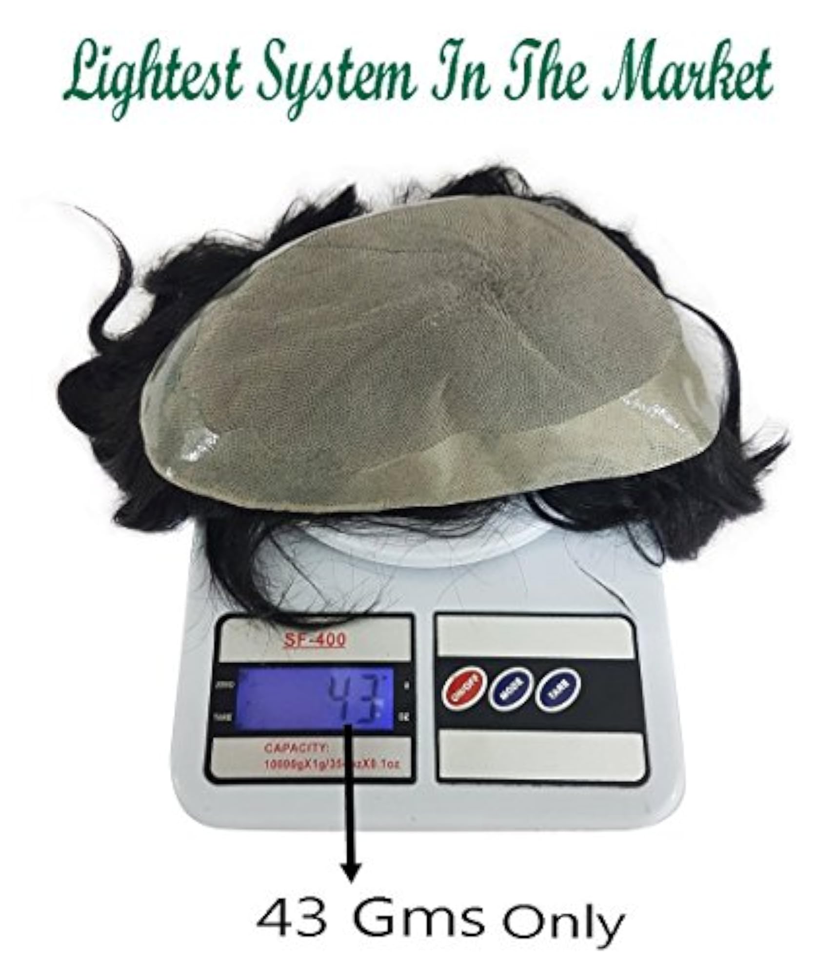 Paper Silk Toupee for Men, Real Human Hair Pieces
