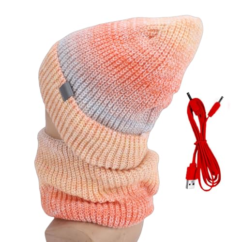 Bonnet chauffant électrique en tricot pour affronter le froid intense en vélo