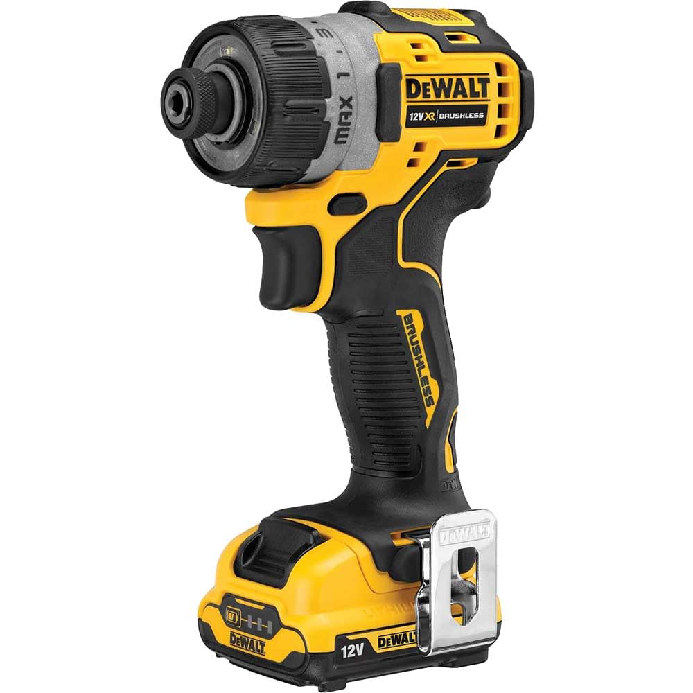 DEWALT DCF601D2 XR Brushless Sub-Compact Screwdriver 12V 2 x 2.0Ah Li-ion