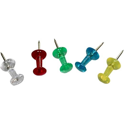 Oddy Push Pins Damroo Shape - Set of 50