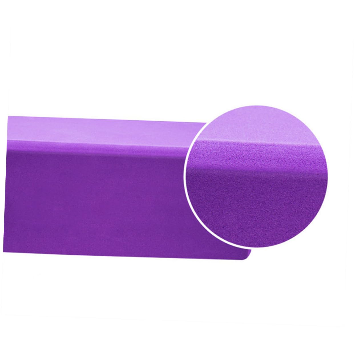 JOINPAYA High Density Eva Yoga Block Purple Exercise Aid for Balance Flexibility and Strength Yoga and Workouts Non Slip Surface Lightweight Sturdy Support