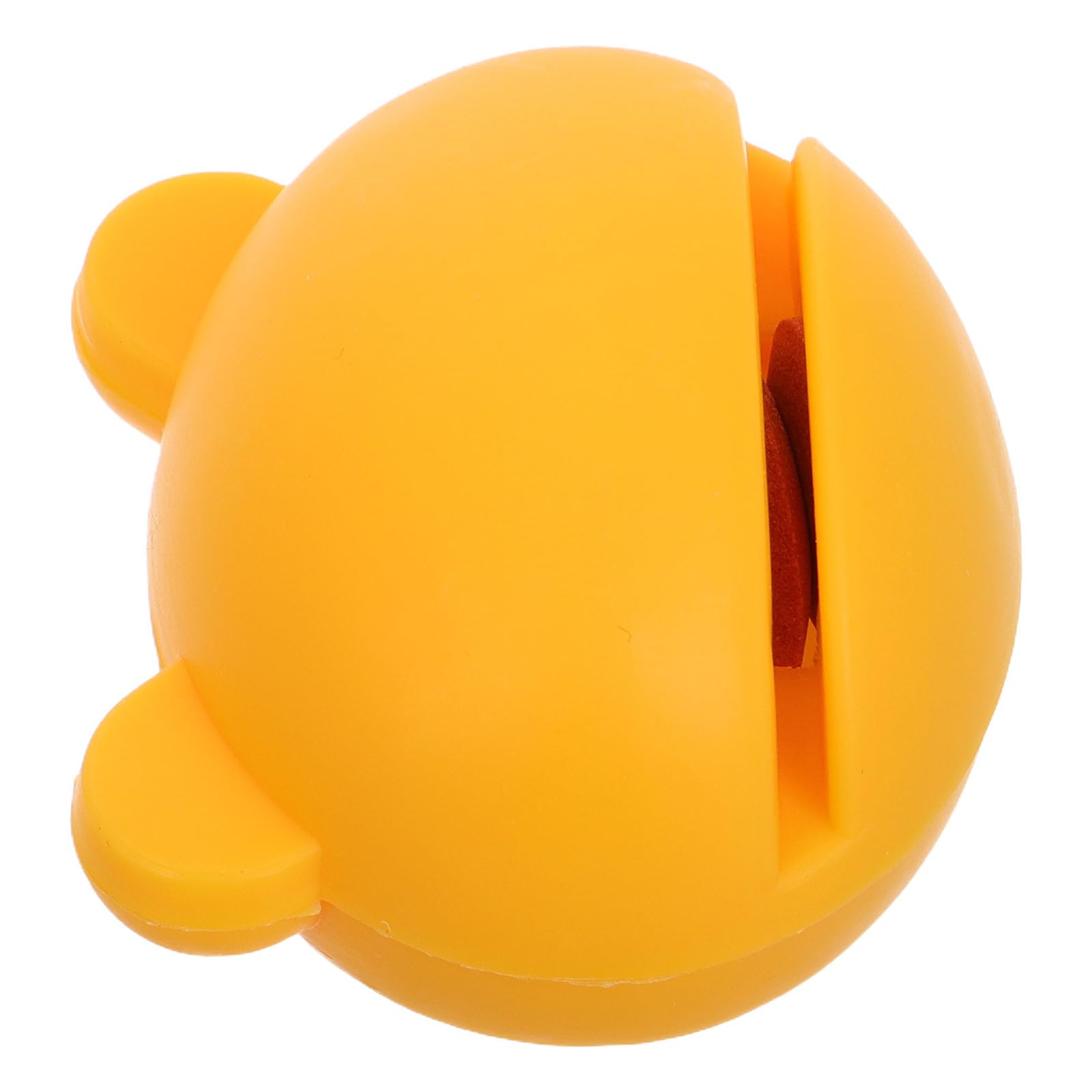Knife Sharpener Two-Stage Handheld Kitchen Knife and Scissors Sharpener Yellow Compact Tool for Home Use Fast Sharpening Angle