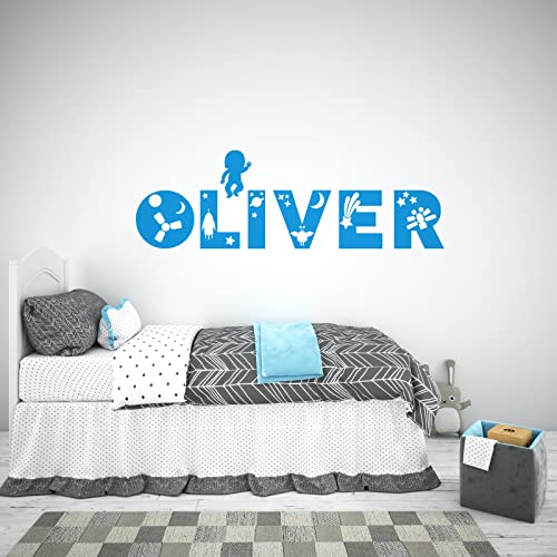 Vinilo decorativo espacial personalizado para pared miniatura 3