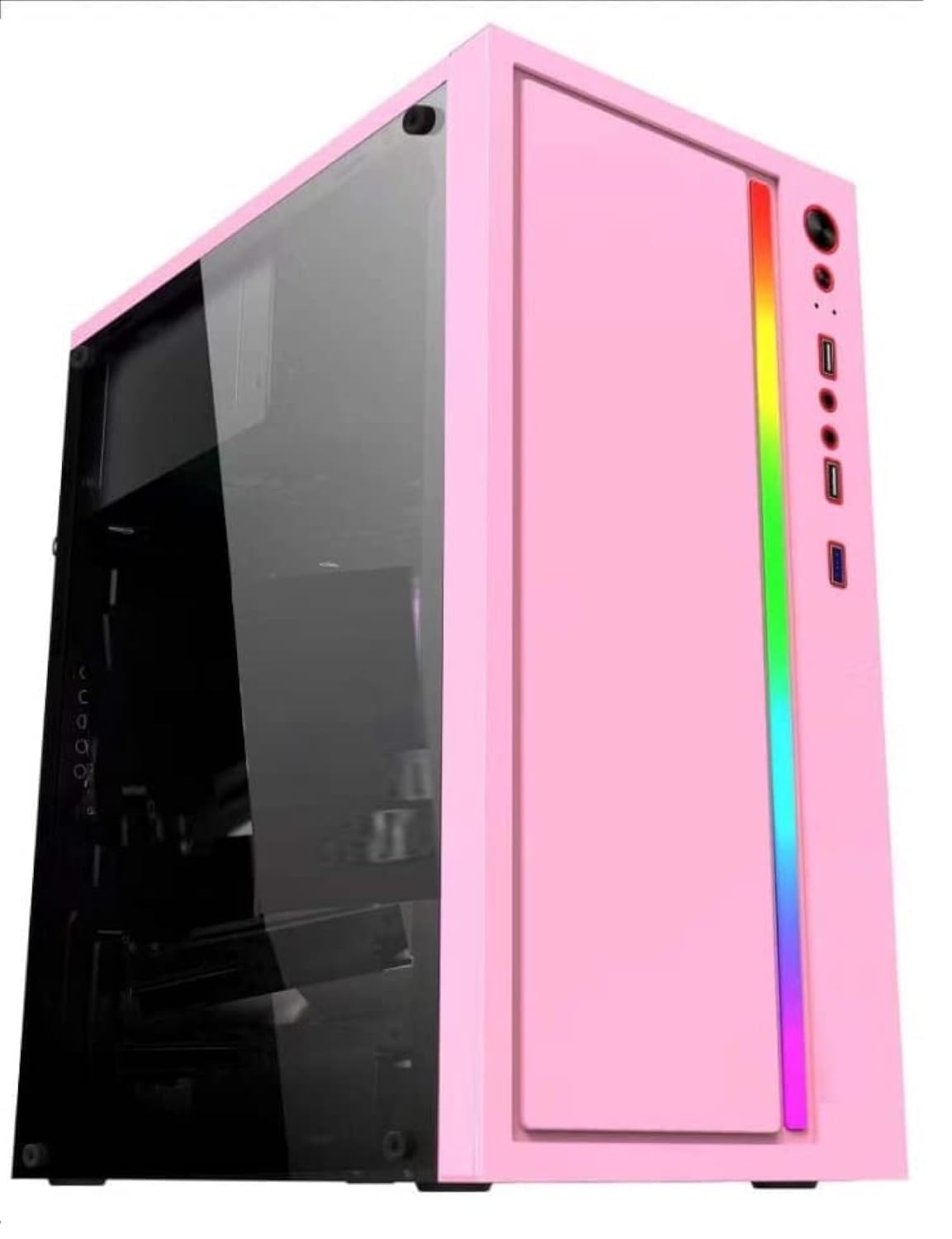 Zoonis Core i5-750 (8M Cache 2.66 GHz) Best Budget Gaming & Editing CPU (8 GB RAM/NVIDIA GeForce 610 2 GB Graphics Card /256 GB SSD/Trail Windows 10 with MS Office (G-01/Pink)