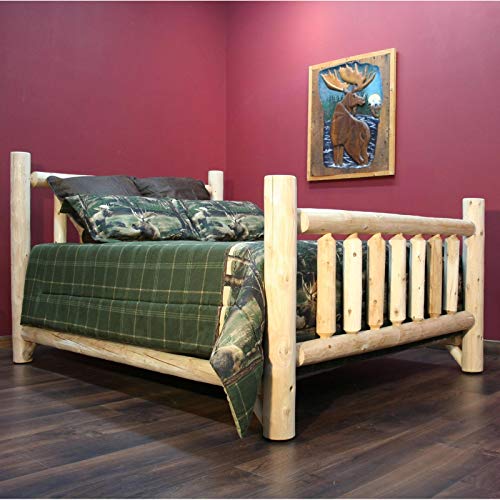 Lakeland Mills Rustic Appeal Low Bed, Twin In Unfinished , #TOP2