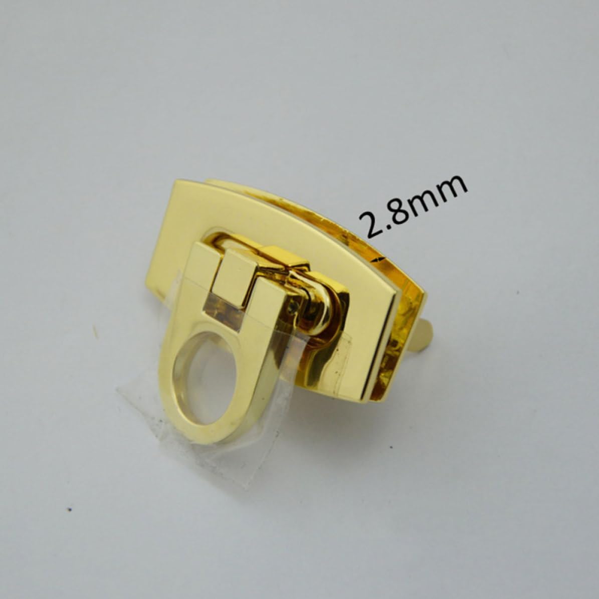 2 Pcs Zinc Alloy Padlocks for Suitcases, Sturdy Faceted Lock with Screws, Easy to Install and Practical, Lightweight Travel Luggage Locks for Secure Suitcase Closure