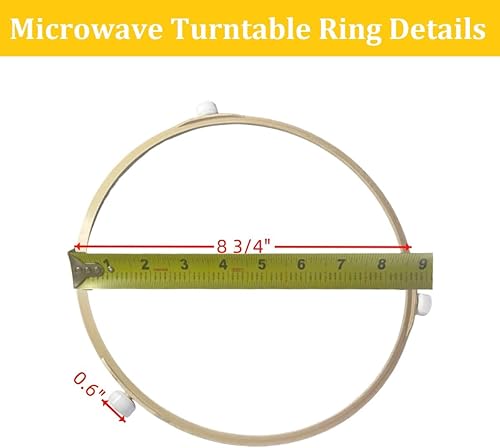 Miniatura 2 de DE72-60196De61-01603 Anillo de rodillo guía giratorio de microondas se adapta a GE Samsung DE92-90189V, DE92-90189S, MS14K6000AS, Me21h706mqs,