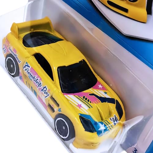 Image of Hot Wheels 24 Seven HW Celebration Racers Ages 3 and Up (Yellow)
